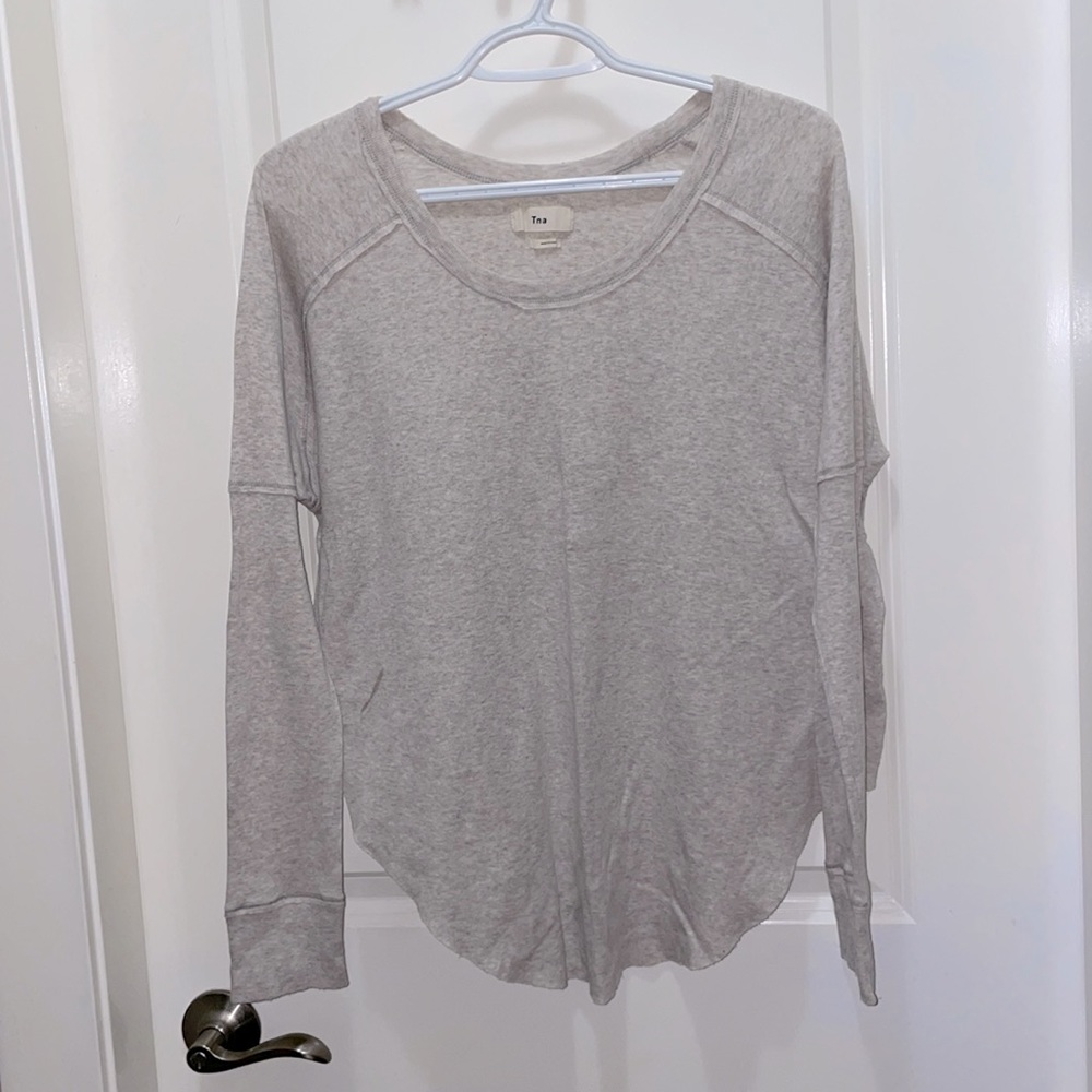 Long sleeve tna scoop neck